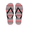 Maori Kowhaiwhai Pattern Print Flip Flops