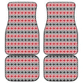 Maori Kowhaiwhai Pattern Print Front and Back Car Floor Mats