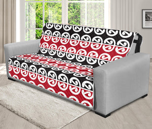 Maori Kowhaiwhai Pattern Print Futon Protector