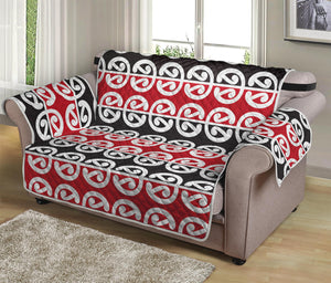 Maori Kowhaiwhai Pattern Print Loveseat Protector