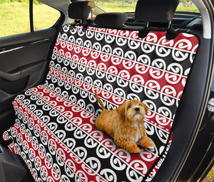 Maori Kowhaiwhai Pattern Print Pet Car Back Seat Cover