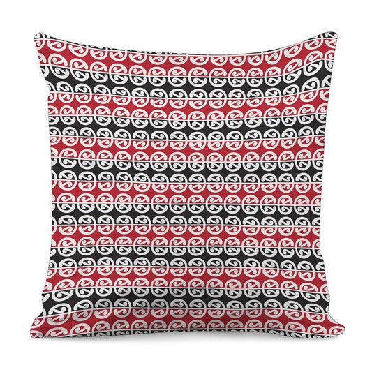 Maori Kowhaiwhai Pattern Print Pillow Cover