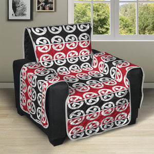 Maori Kowhaiwhai Pattern Print Recliner Protector