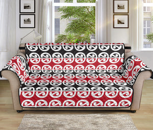 Maori Kowhaiwhai Pattern Print Sofa Protector