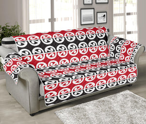 Maori Kowhaiwhai Pattern Print Sofa Protector