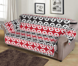 Maori Kowhaiwhai Pattern Print Sofa Protector