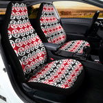 Maori Kowhaiwhai Pattern Print Universal Fit Car Seat Covers