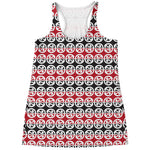 Maori Kowhaiwhai Pattern Print Women's Racerback Tank Top