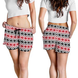 Maori Kowhaiwhai Pattern Print Women's Shorts