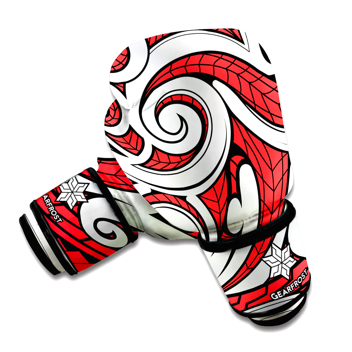 Maori Kowhaiwhai Tribal Polynesian Print Boxing Gloves