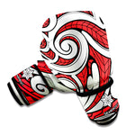 Maori Kowhaiwhai Tribal Polynesian Print Boxing Gloves