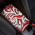Maori Kowhaiwhai Tribal Polynesian Print Car Center Console Cover