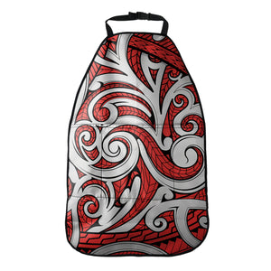 Maori Kowhaiwhai Tribal Polynesian Print Car Seat Organizers