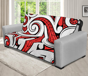 Maori Kowhaiwhai Tribal Polynesian Print Futon Protector