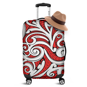 Maori Kowhaiwhai Tribal Polynesian Print Luggage Cover