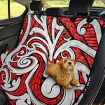 Maori Kowhaiwhai Tribal Polynesian Print Pet Car Back Seat Cover