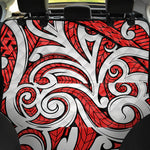 Maori Kowhaiwhai Tribal Polynesian Print Pet Car Back Seat Cover