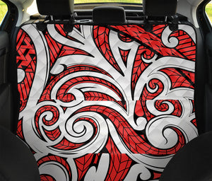 Maori Kowhaiwhai Tribal Polynesian Print Pet Car Back Seat Cover