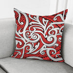 Maori Kowhaiwhai Tribal Polynesian Print Pillow Cover