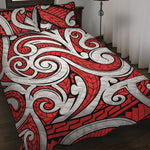 Maori Kowhaiwhai Tribal Polynesian Print Quilt Bed Set