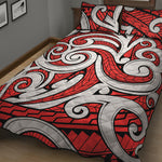 Maori Kowhaiwhai Tribal Polynesian Print Quilt Bed Set