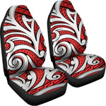 Maori Kowhaiwhai Tribal Polynesian Print Universal Fit Car Seat Covers