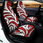 Maori Kowhaiwhai Tribal Polynesian Print Universal Fit Car Seat Covers