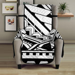 Maori Polynesian Tattoo Pattern Print Armchair Protector