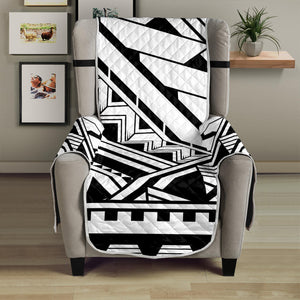 Maori Polynesian Tattoo Pattern Print Armchair Protector