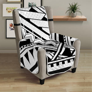 Maori Polynesian Tattoo Pattern Print Armchair Protector