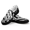 Maori Polynesian Tattoo Pattern Print Black Slip On Shoes