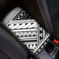 Maori Polynesian Tattoo Pattern Print Car Center Console Cover