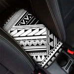 Maori Polynesian Tattoo Pattern Print Car Center Console Cover