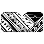 Maori Polynesian Tattoo Pattern Print Car Sun Shade