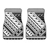 Maori Polynesian Tattoo Pattern Print Front Car Floor Mats