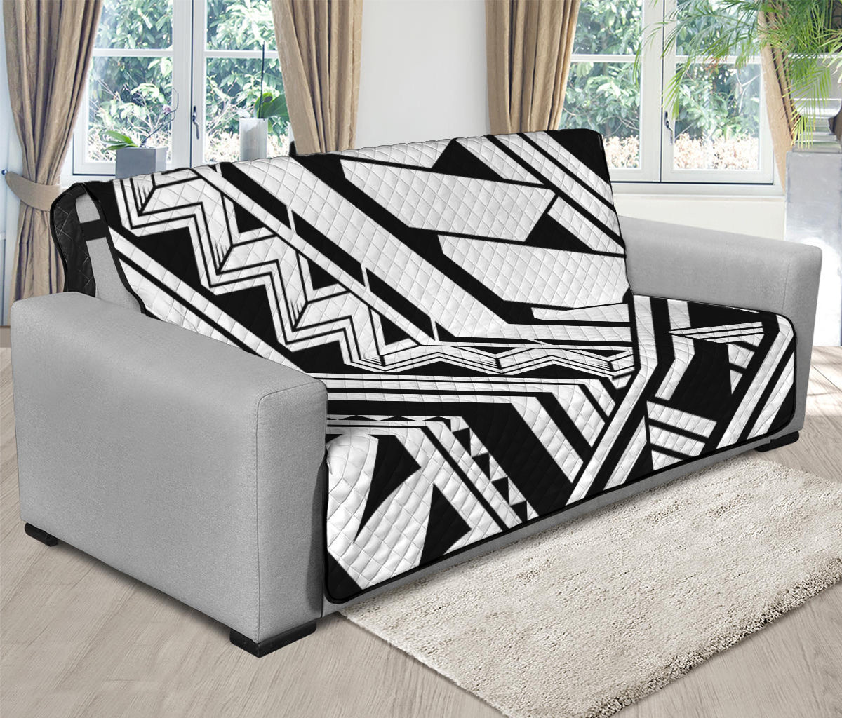 Maori Polynesian Tattoo Pattern Print Futon Protector