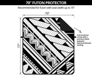 Maori Polynesian Tattoo Pattern Print Futon Protector