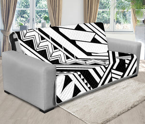 Maori Polynesian Tattoo Pattern Print Futon Protector