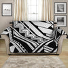 Maori Polynesian Tattoo Pattern Print Loveseat Protector