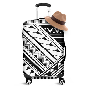 Maori Polynesian Tattoo Pattern Print Luggage Cover