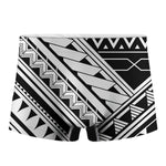 Maori Polynesian Tattoo Pattern Print Men's Boxer Briefs