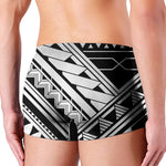 Maori Polynesian Tattoo Pattern Print Men's Boxer Briefs