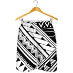 Maori Polynesian Tattoo Pattern Print Men's Shorts