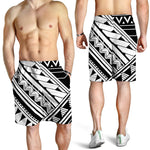 Maori Polynesian Tattoo Pattern Print Men's Shorts