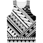 Maori Polynesian Tattoo Pattern Print Men's Tank Top