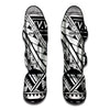 Maori Polynesian Tattoo Pattern Print Muay Thai Shin Guard