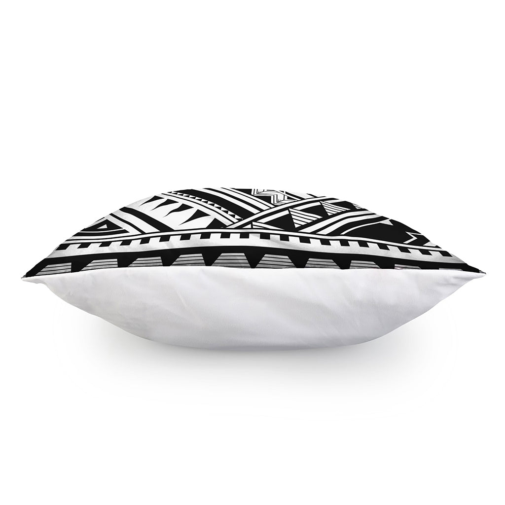 Maori Polynesian Tattoo Pattern Print Pillow Cover