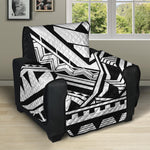 Maori Polynesian Tattoo Pattern Print Recliner Protector