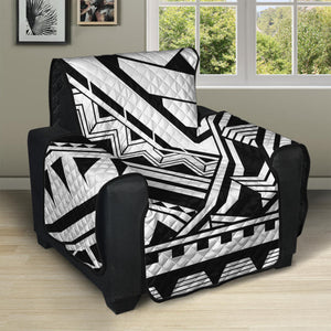 Maori Polynesian Tattoo Pattern Print Recliner Protector