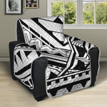 Maori Polynesian Tattoo Pattern Print Recliner Protector